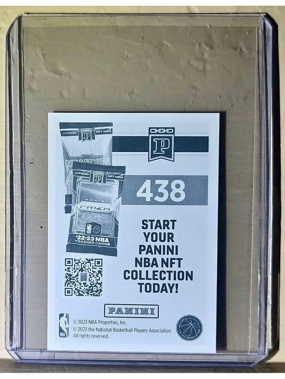 2023-24 Logo Panini NBA Basketball #438 Sticker Portland Trail Blazers